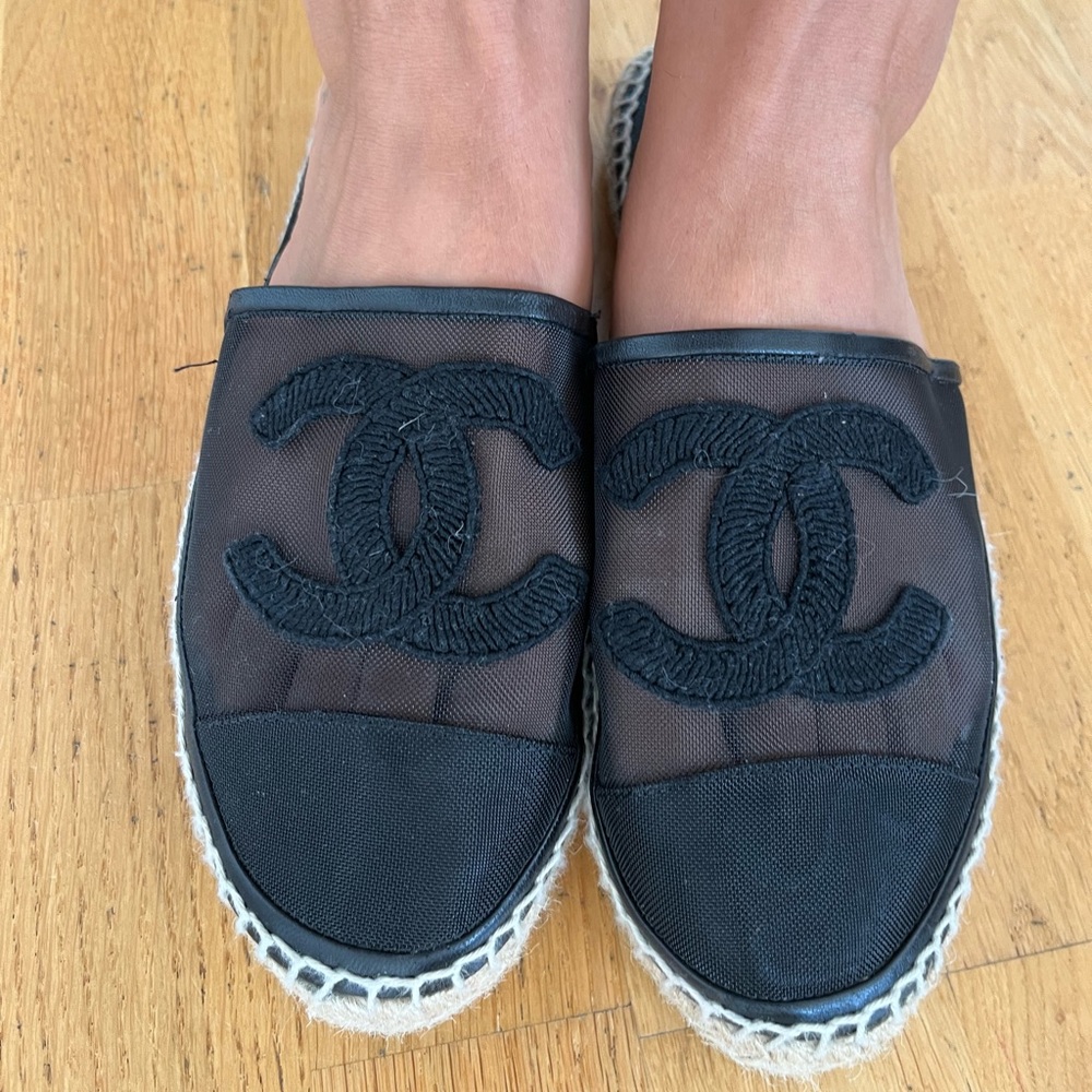 Chanel Mesh Espadrilles